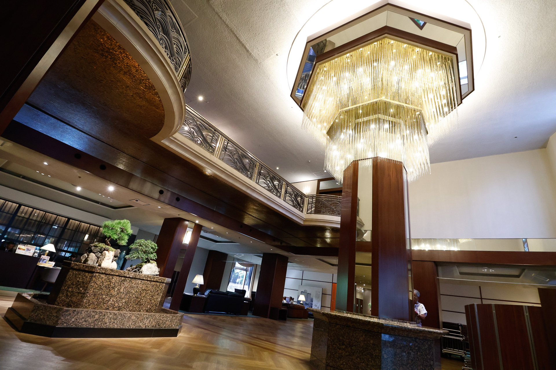 西鉄グランドホテルのロビー