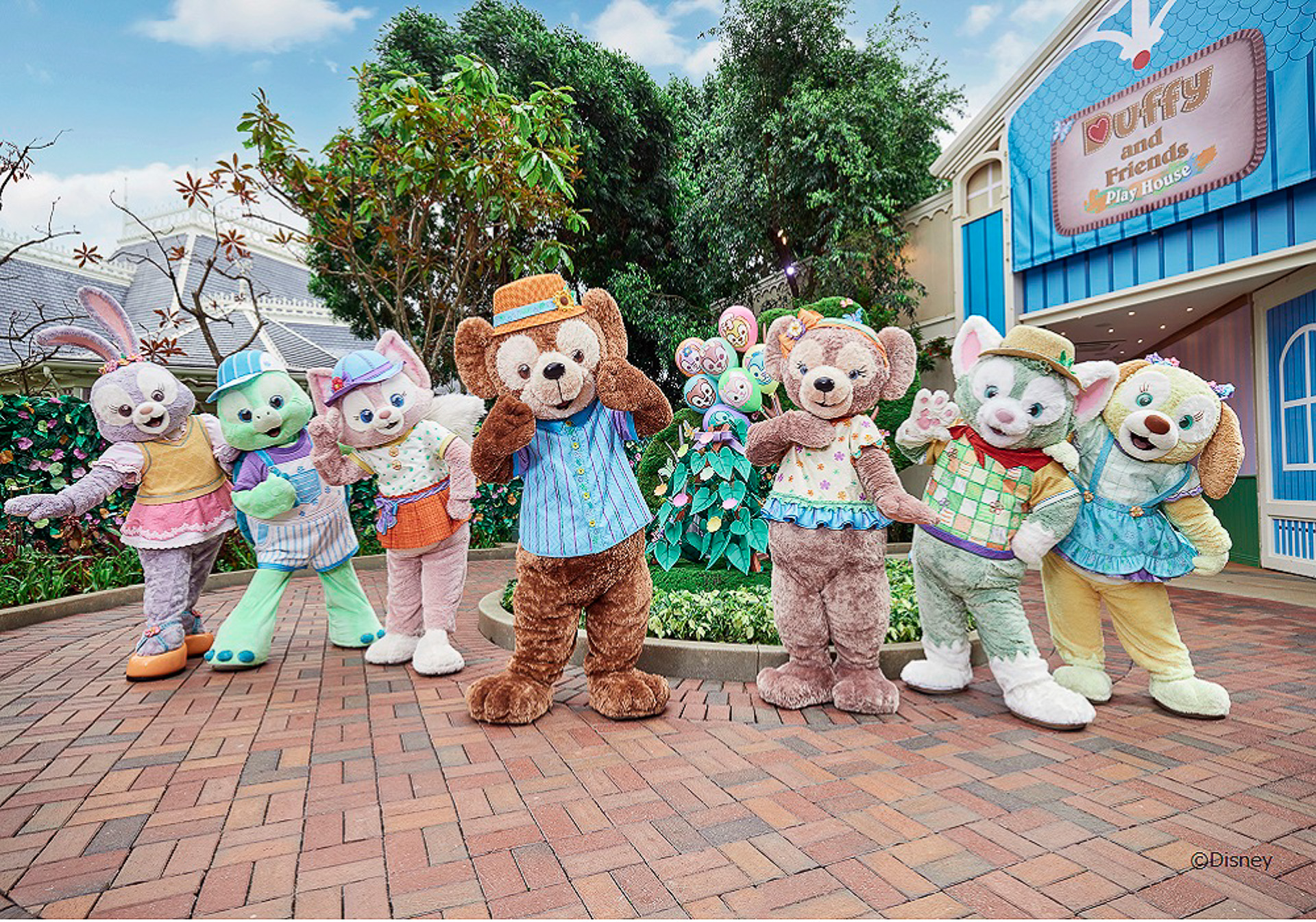 「ダッフィー＆フレンズ プレイ・ハウス」でのキャラクター・グリーティングも楽しめる