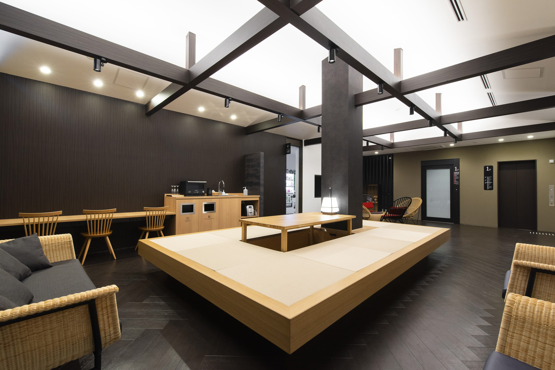 宿泊者向けラウンジ