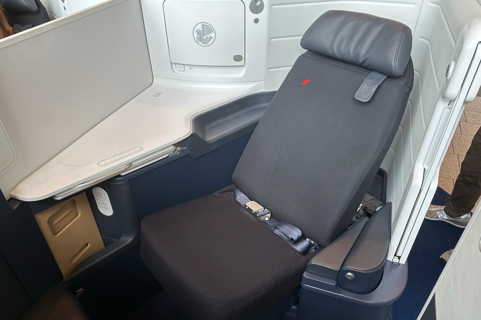 シートを1段階倒したリラックスモード