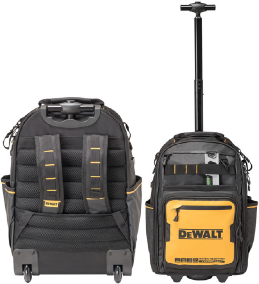 DEWALTのキャリー付きバックパックなど全5種類。耐久素材・収納力が