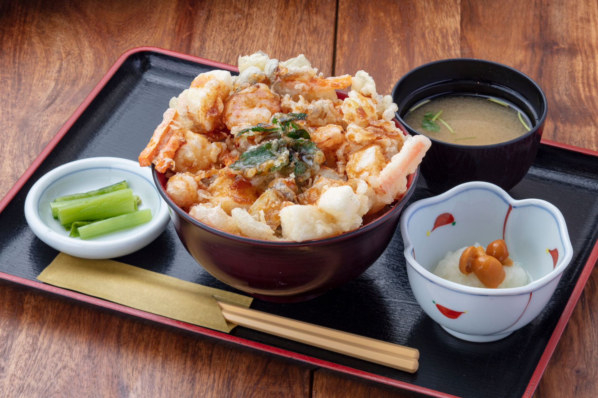 信州長芋かき揚げ丼