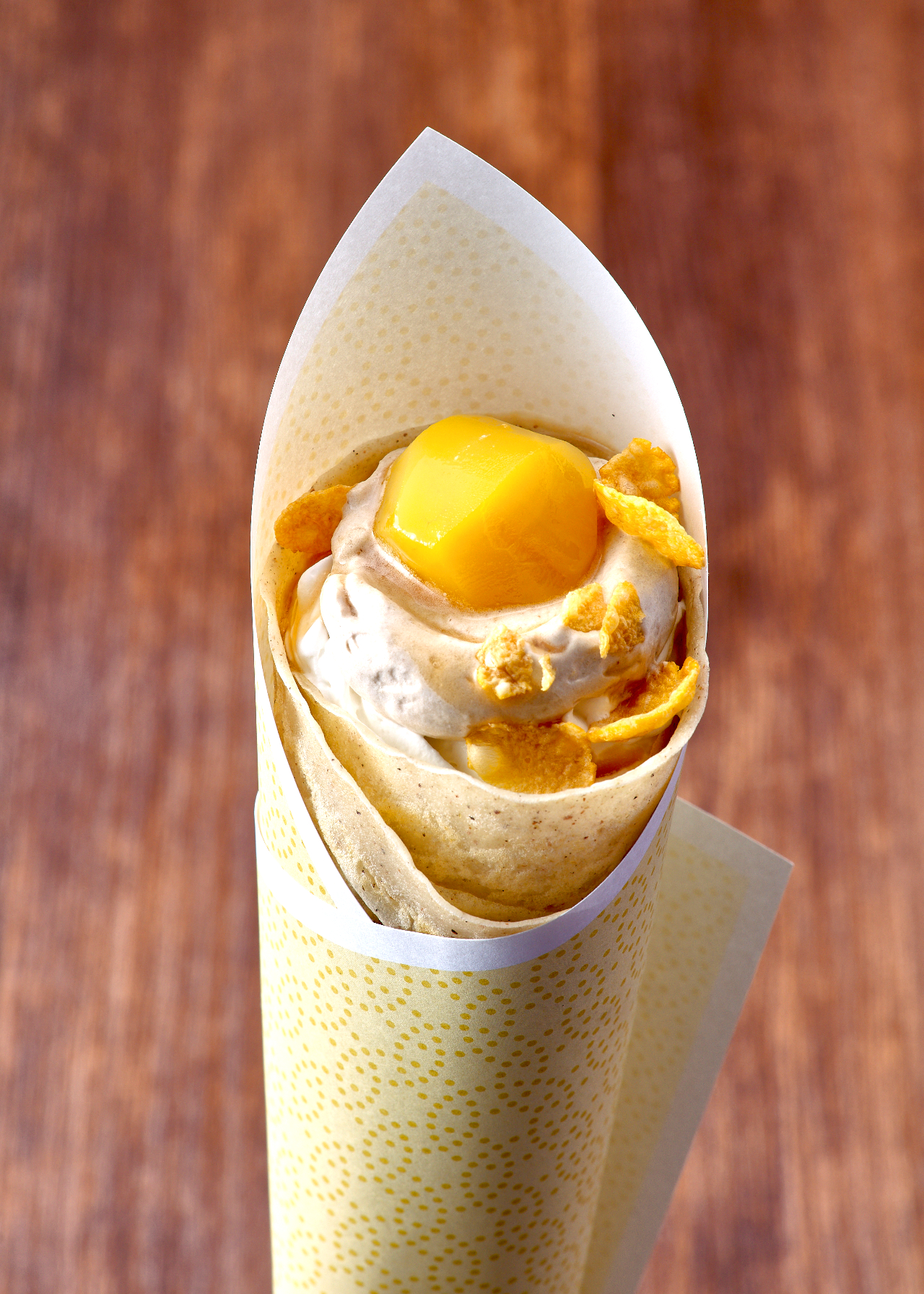 そばクレープ 秋味マロン