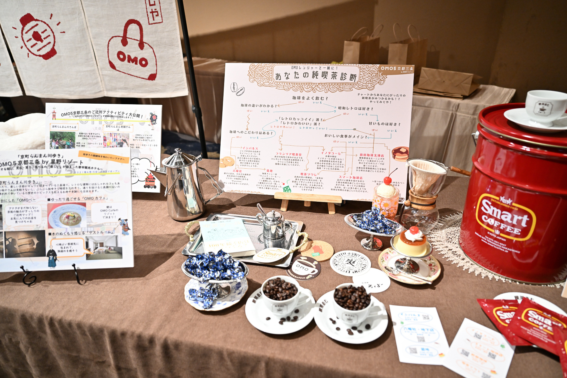 関西近隣施設のプレゼンブース。各施設ともに秋冬に向けてさまざまな企画を用意している。いつ利用しても宿泊客を飽きさせない取り組みは星野リゾートの強みと言える