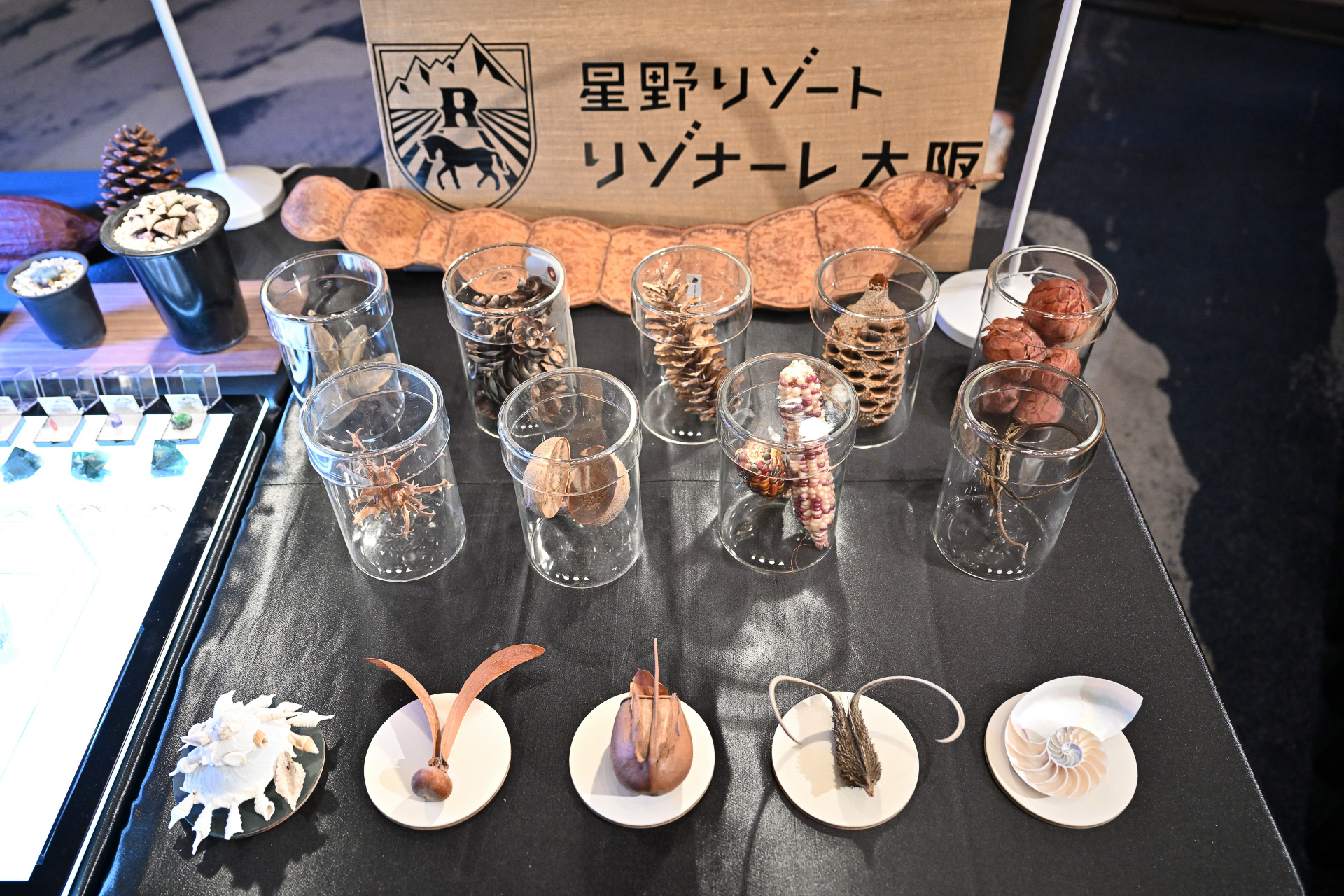 関西近隣施設のプレゼンブース。各施設ともに秋冬に向けてさまざまな企画を用意している。いつ利用しても宿泊客を飽きさせない取り組みは星野リゾートの強みと言える