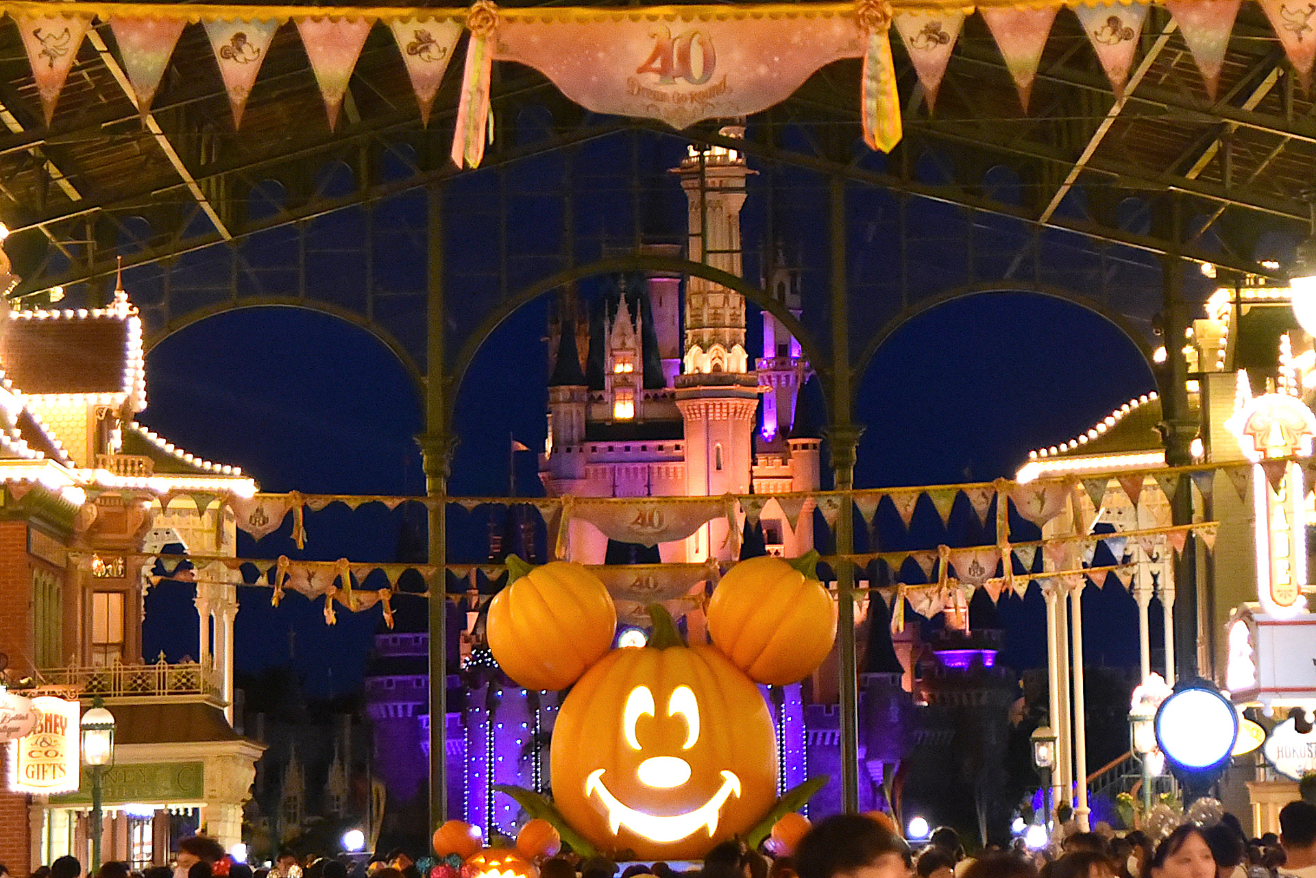 夜はさらに雰囲気たっぷりに！　退園前にぜひ振り返ってみることをお勧めします