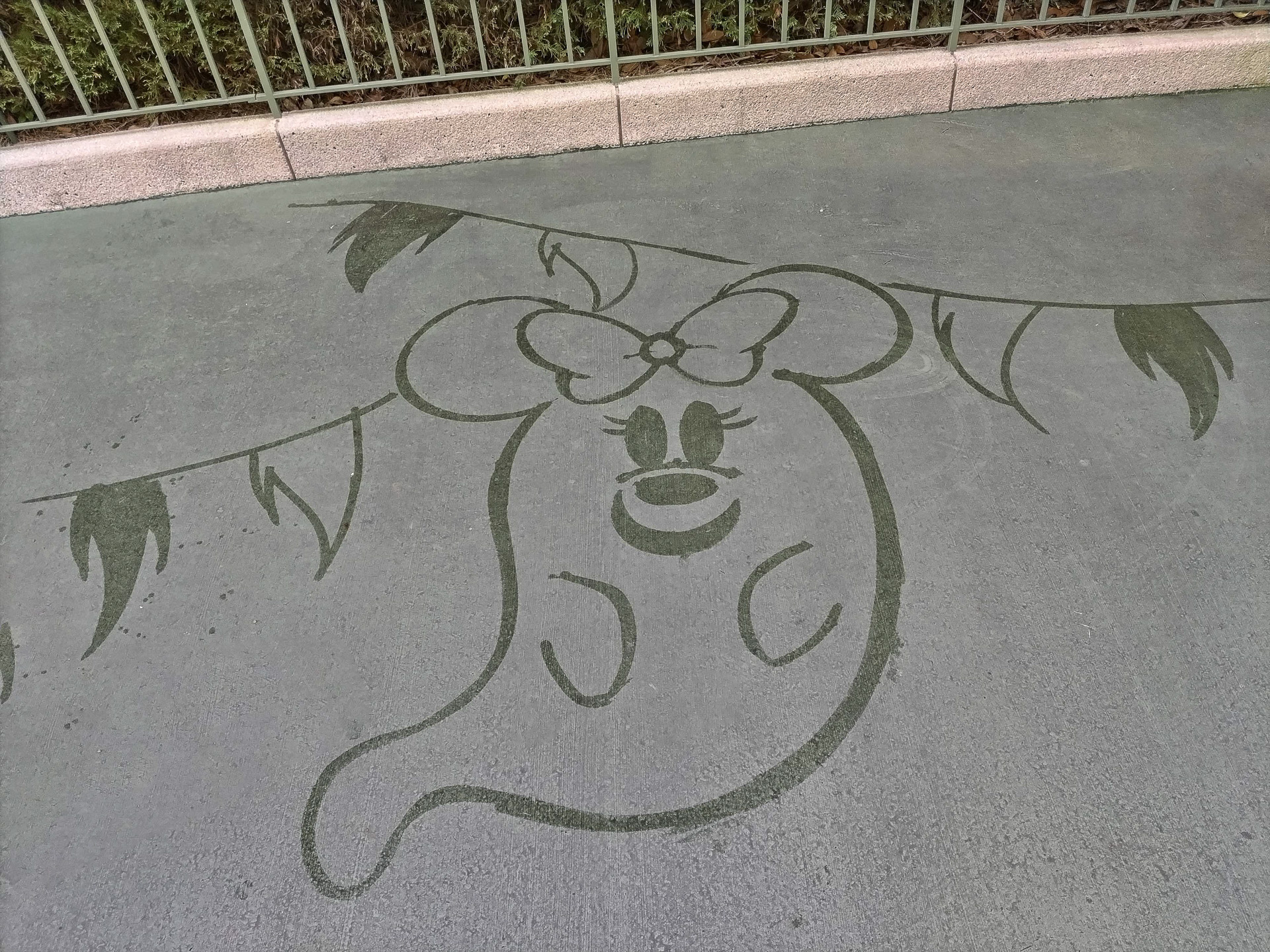 カストーディアルアートでは、ゴーストが描かれます（画像提供：株式会社オリエンタルランド）