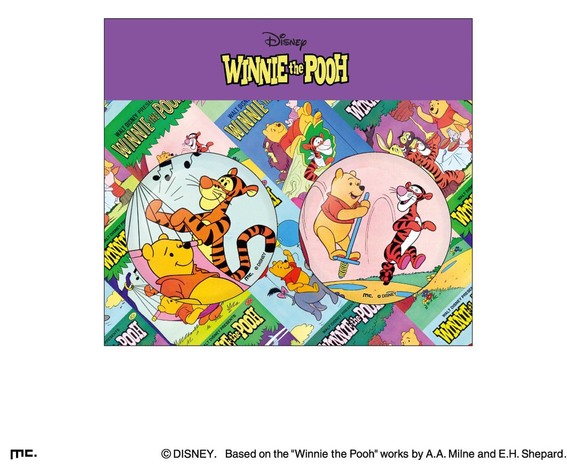 「缶バッジ2個セット プーさん 」（935円）