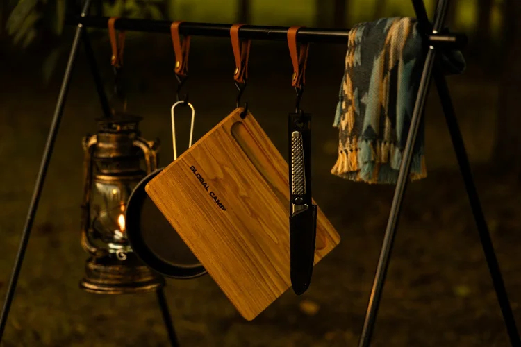 ミニカッティングボード（ナイフ置付き）