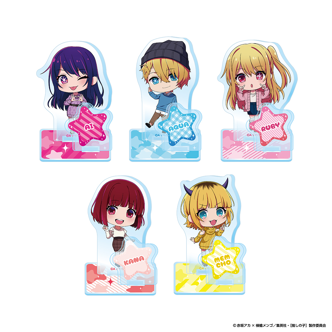 アクリルスタンドS（ランダム5種、990円）