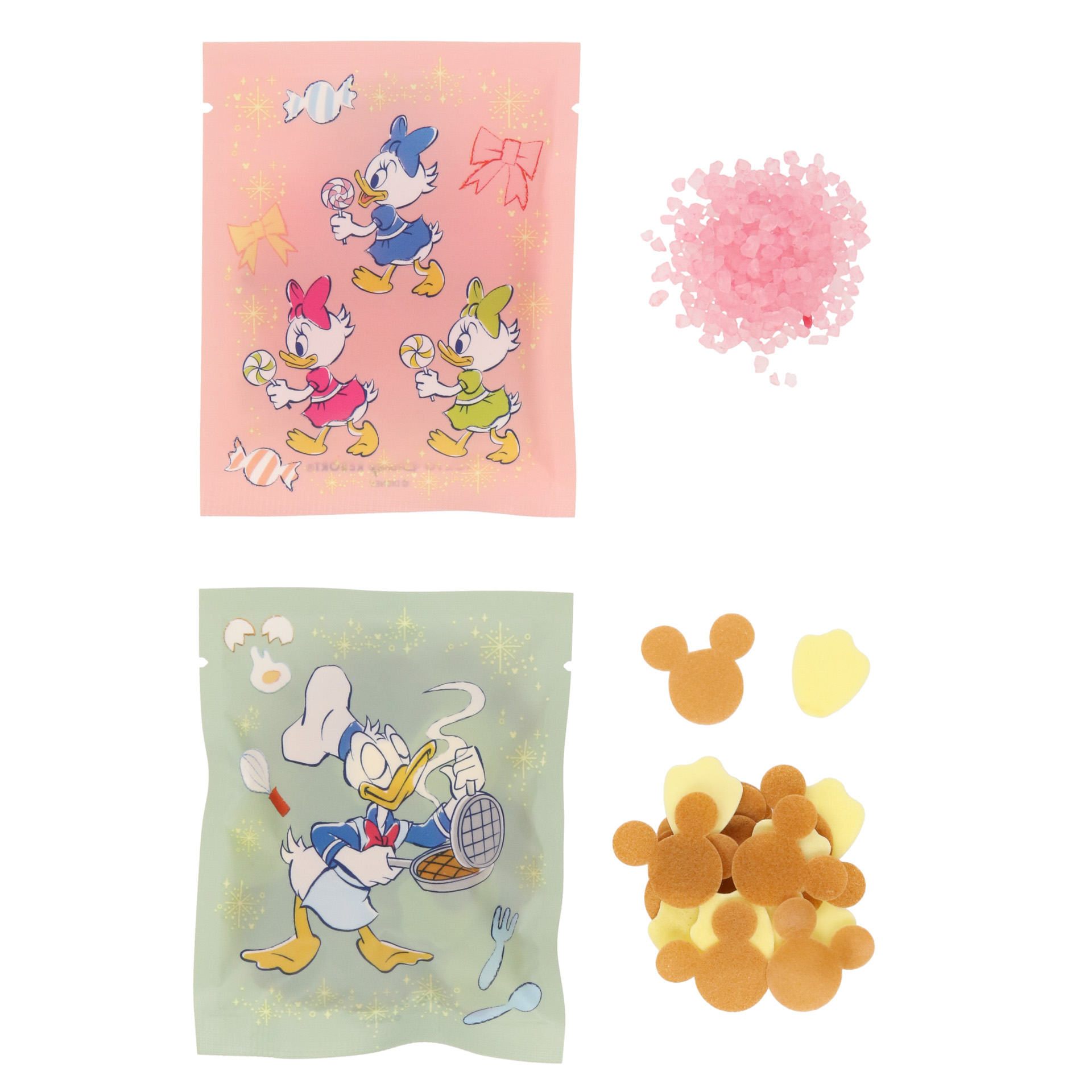 バスソルトとバスペタルが2種ずつ入っている