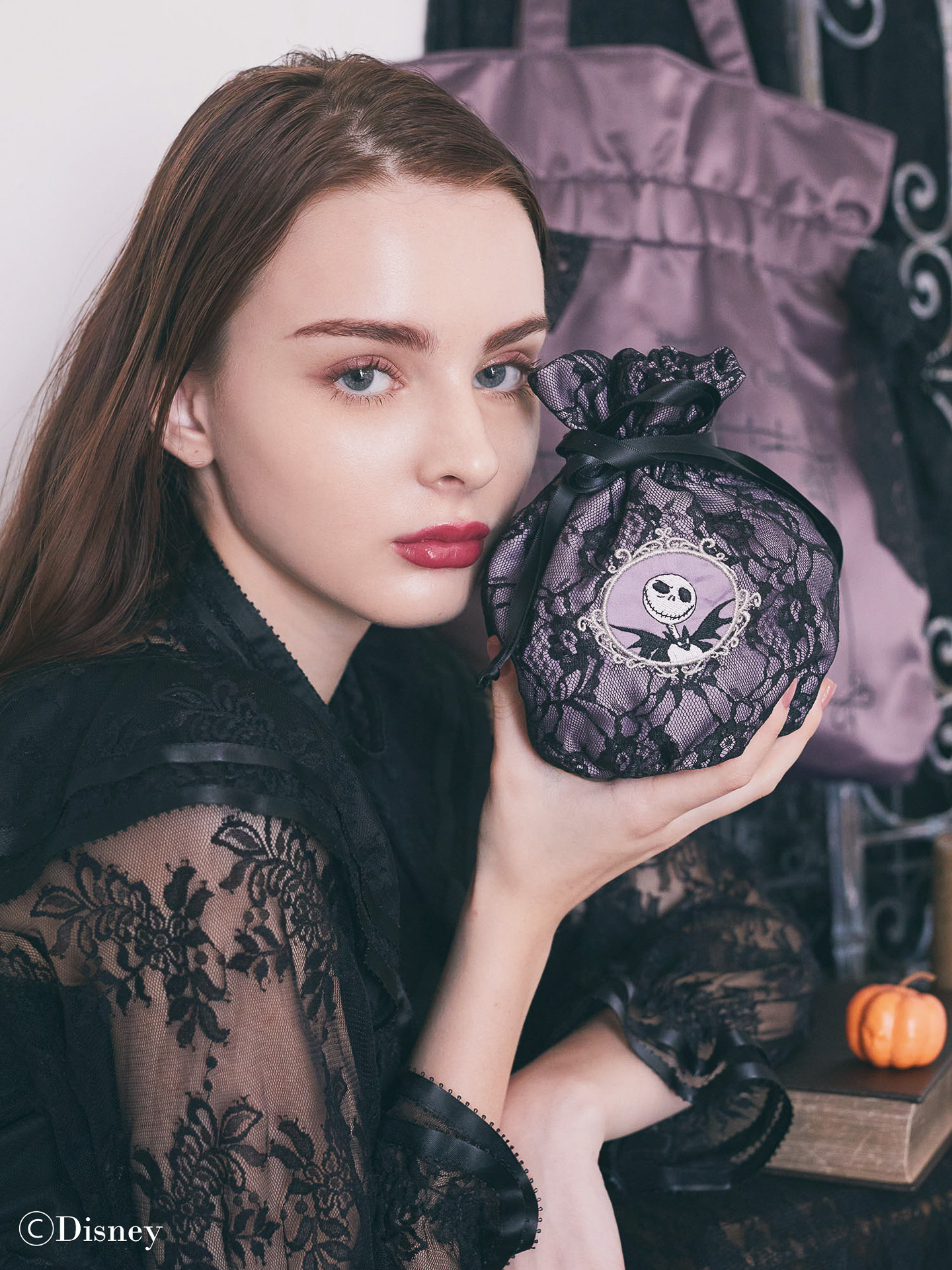 「Jack／レース巾着ポーチ」（4400円）