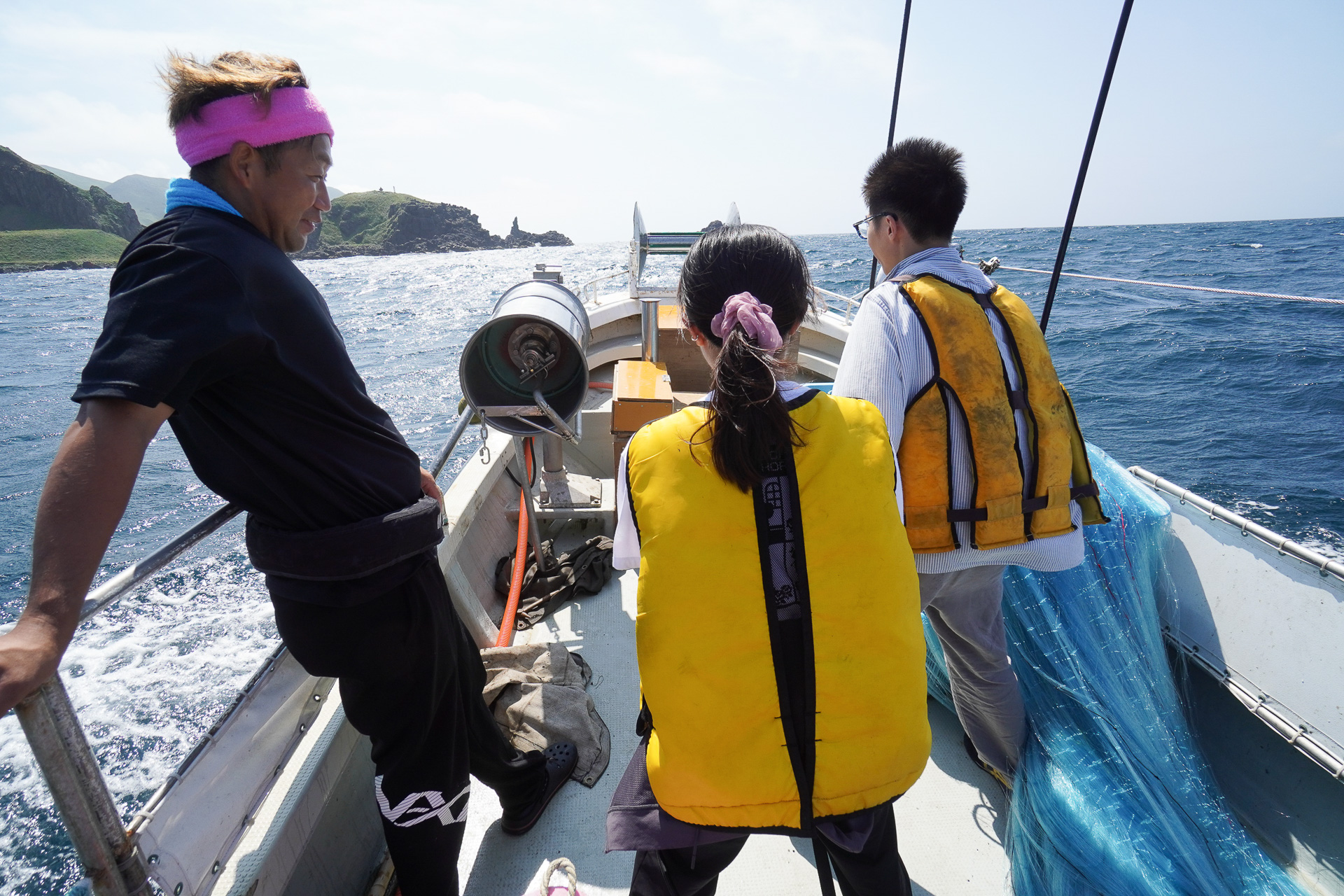 「あそこの岩を目指してみようか」と突き進む