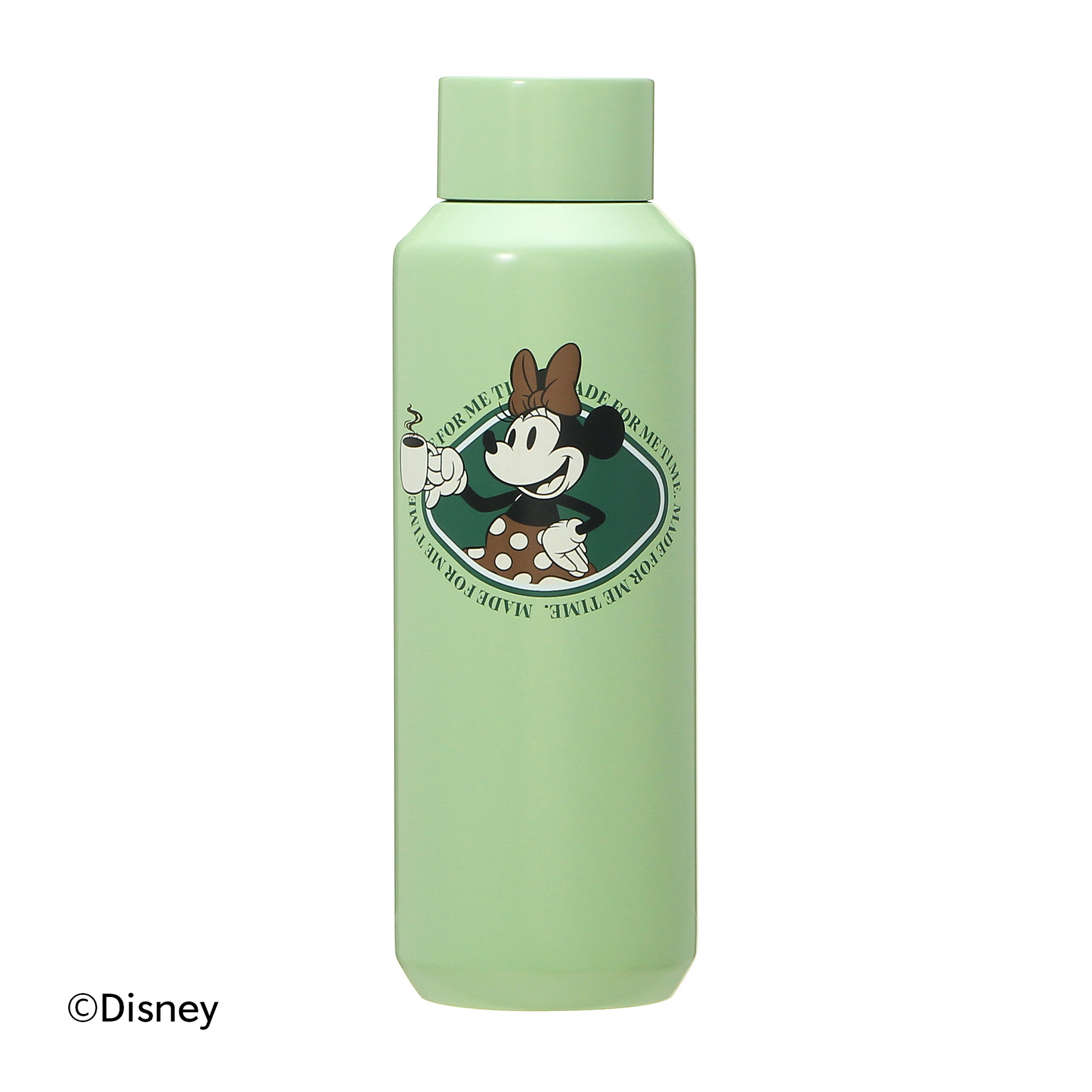 「DISNEY Minnie スクリューリッドステンレスボトル ライトグリーン 473ml」（4900円）
