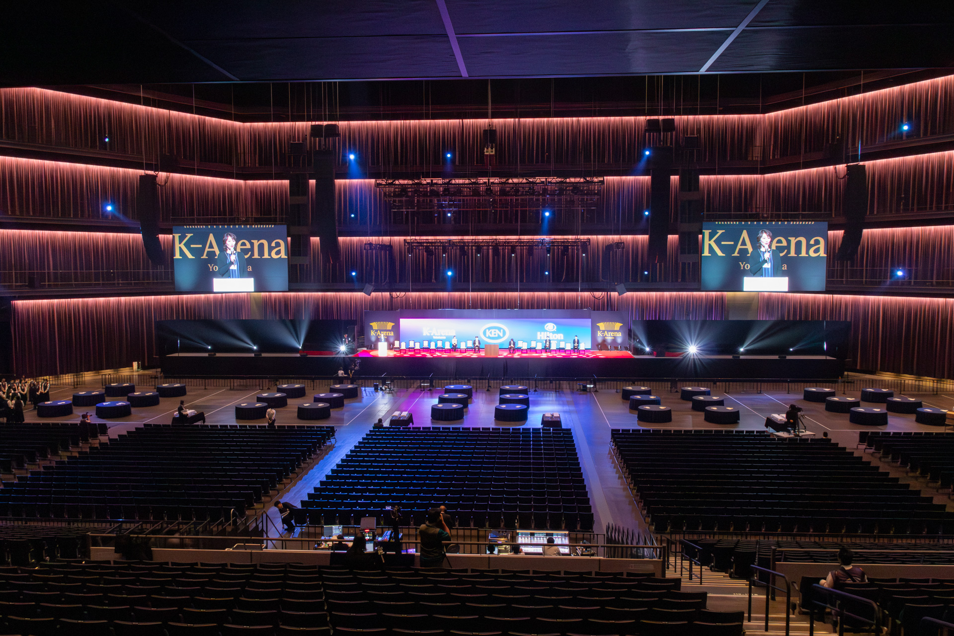 開業式典リハーサルのようす