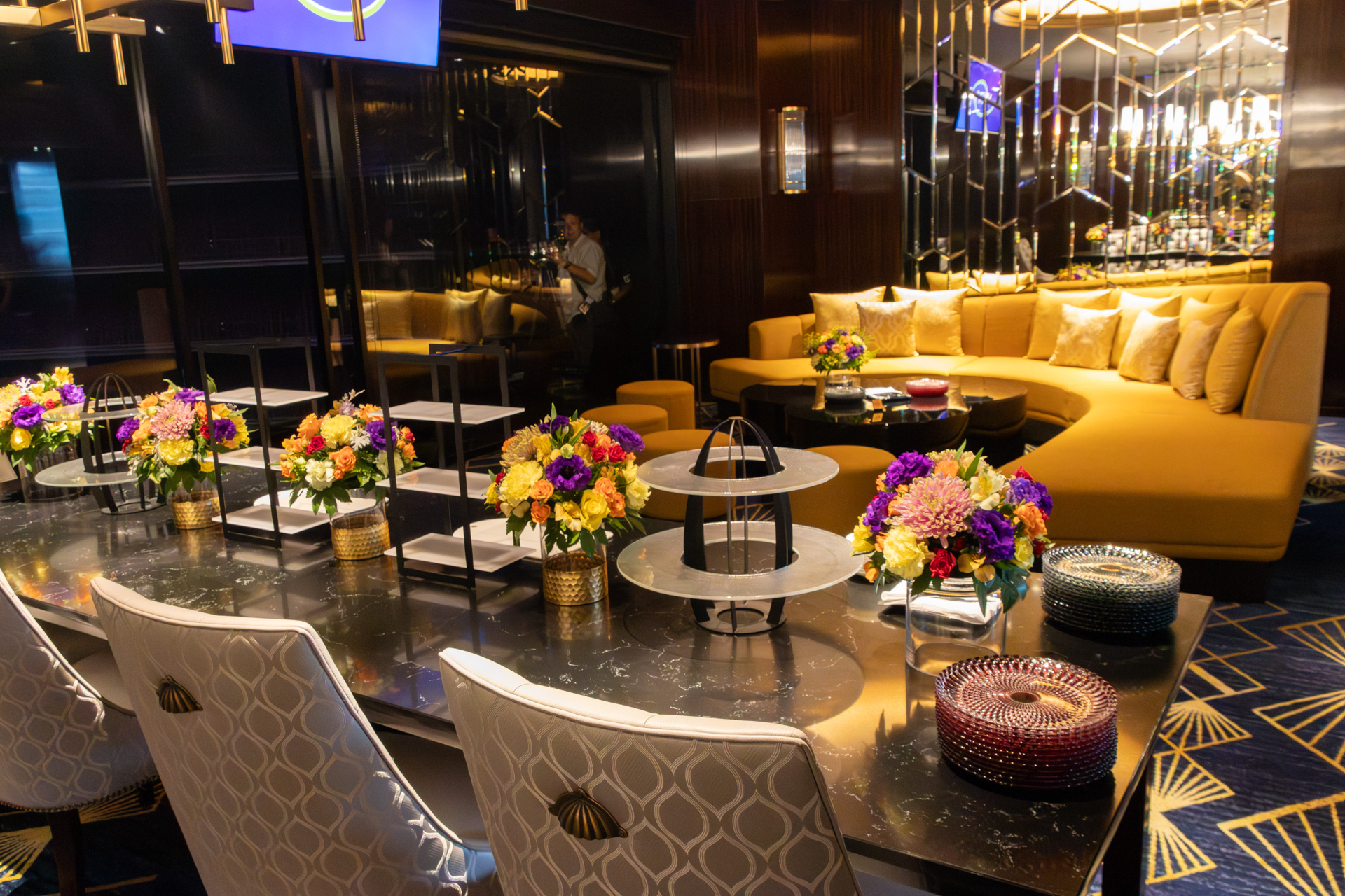 主催者用として用意されている一番広いVIPルーム