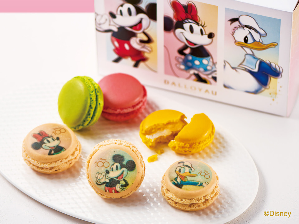 ディズニー100周年を記念したマカロン、フランス洋菓子の老舗