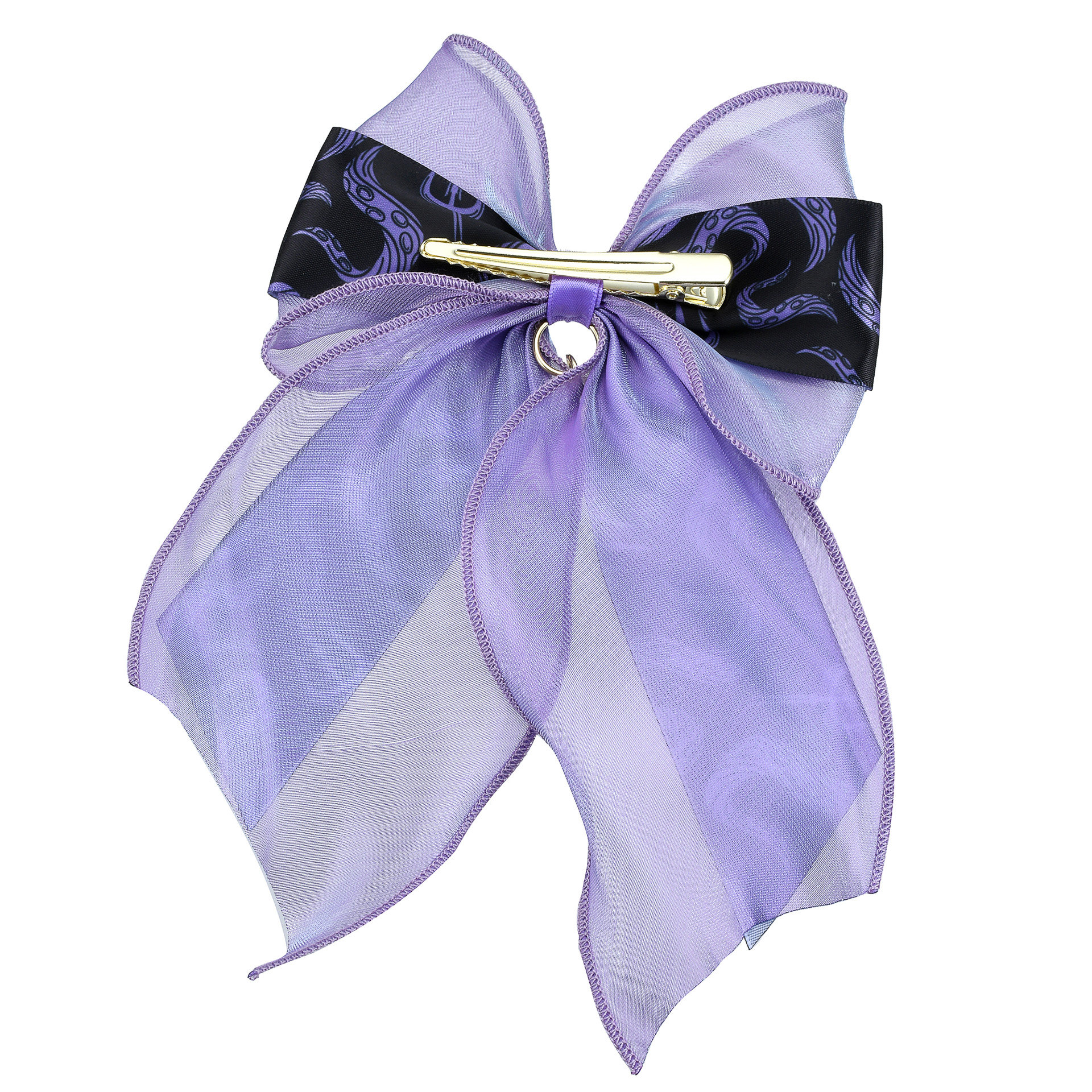 プリント柄とオーガンジーで華やか