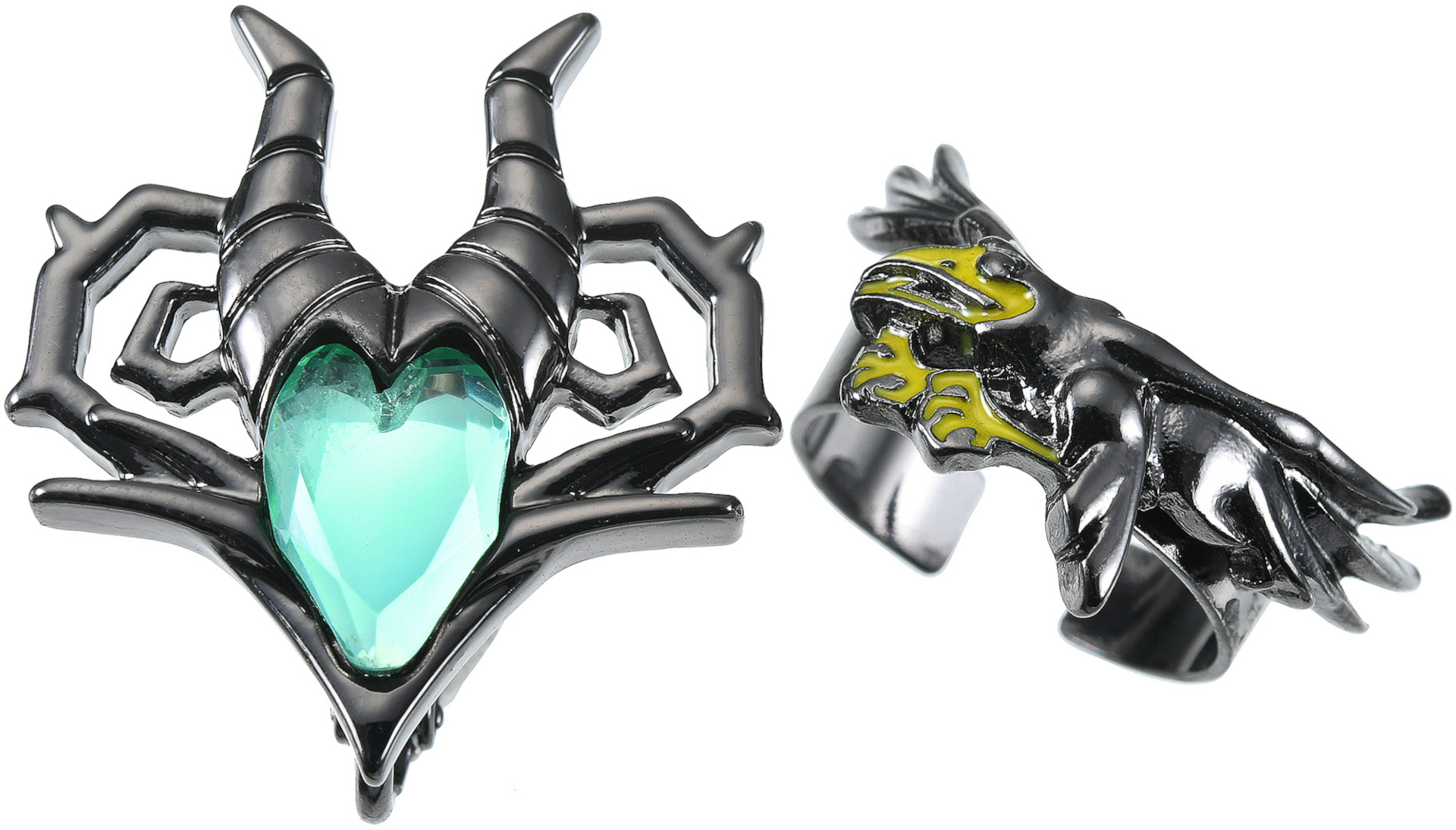 「イヤリング・イヤーカフセット ＜マレフィセント、ディアブロ＞」（2420円）