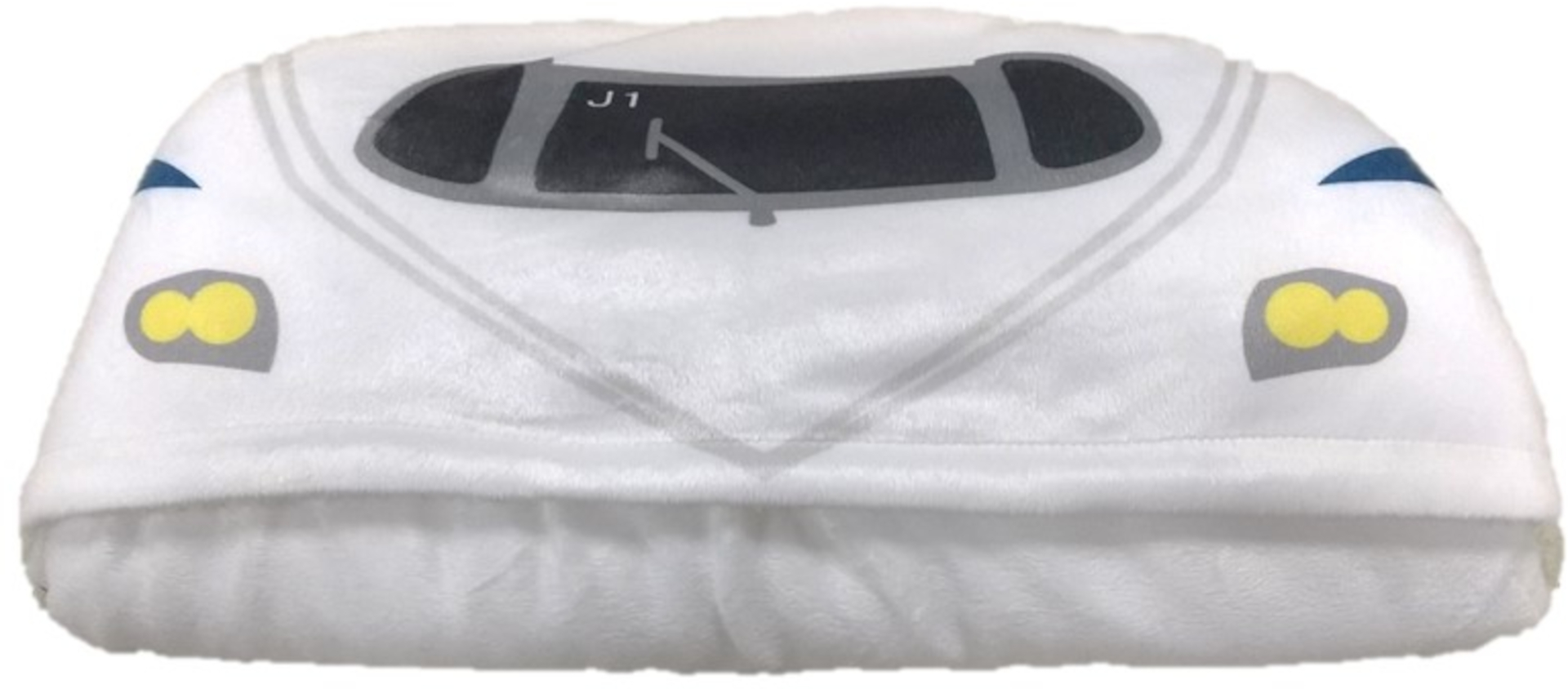 くるっとフードにまとめてクッションとしても使える