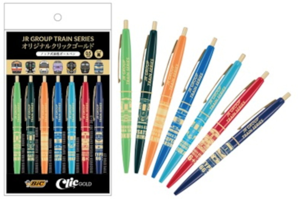 JRの駅ナカ小売6社による鉄道グッズ「JR GROUP TRAIN SERIES
