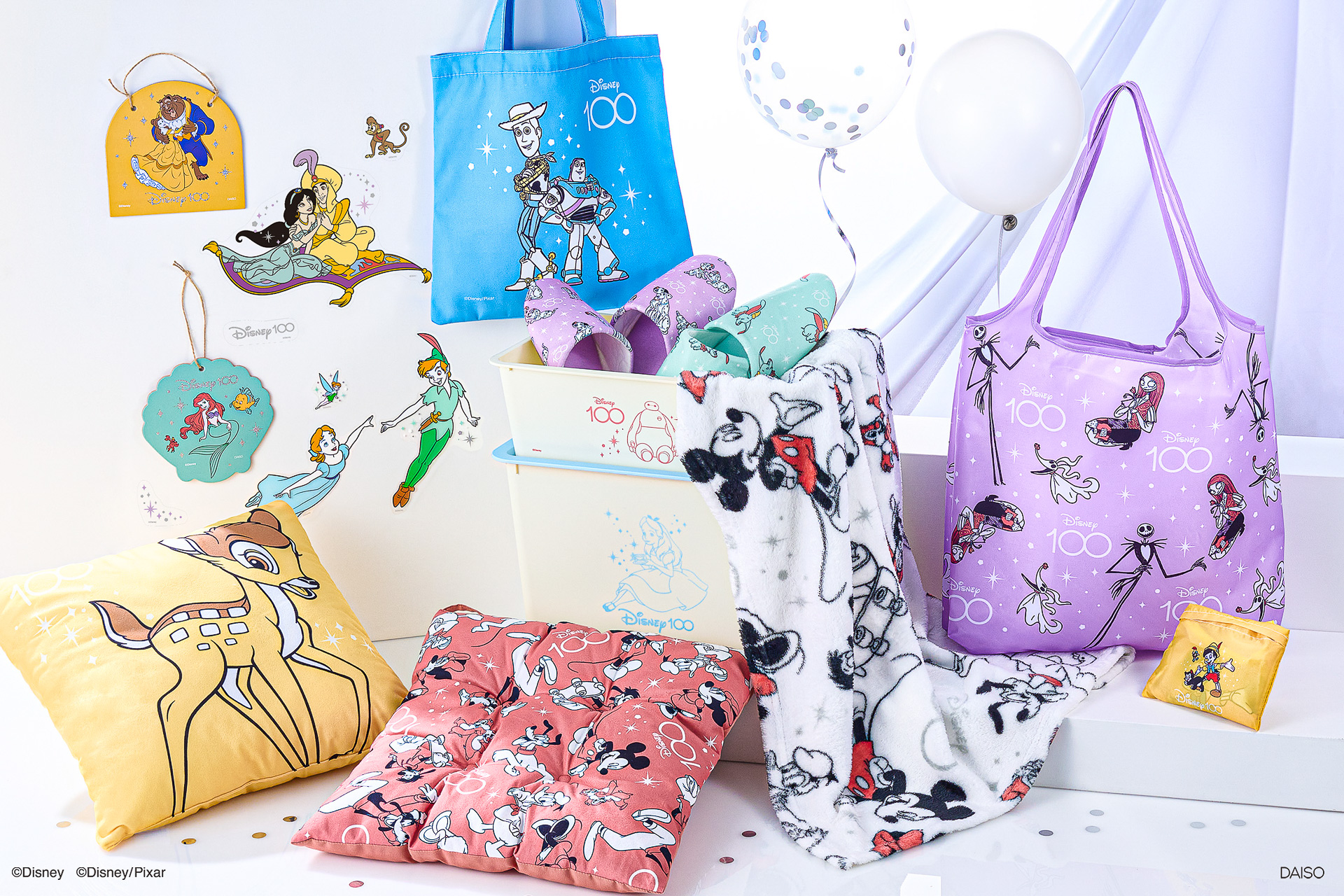ダイソーがディズニー創立100周年アイテムの第3弾を展開中