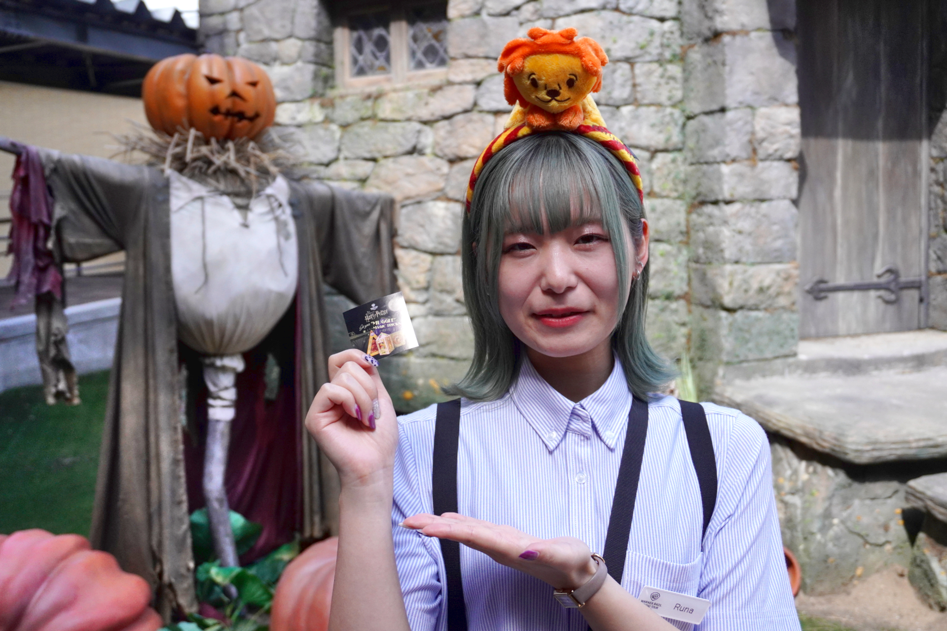 ハロウィーン期間限定ステッカーがもらえる