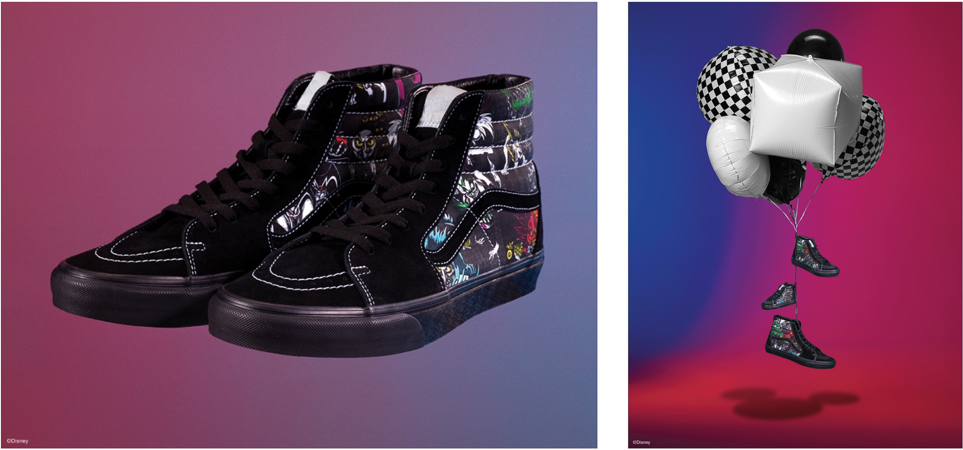 「SK8-HI（DISNEY 100 VILLAINS MULTI）」（1万3200円）
