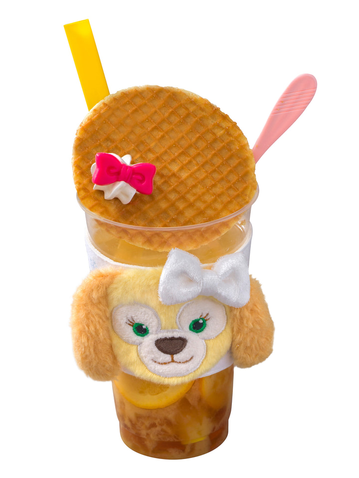 ダッフィーとクッキー・アンの思い出のワッフルがちょこん