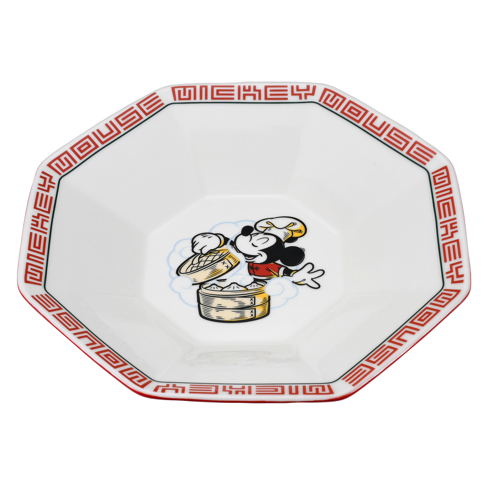 ほかほか点心とコック姿のミッキーマウス