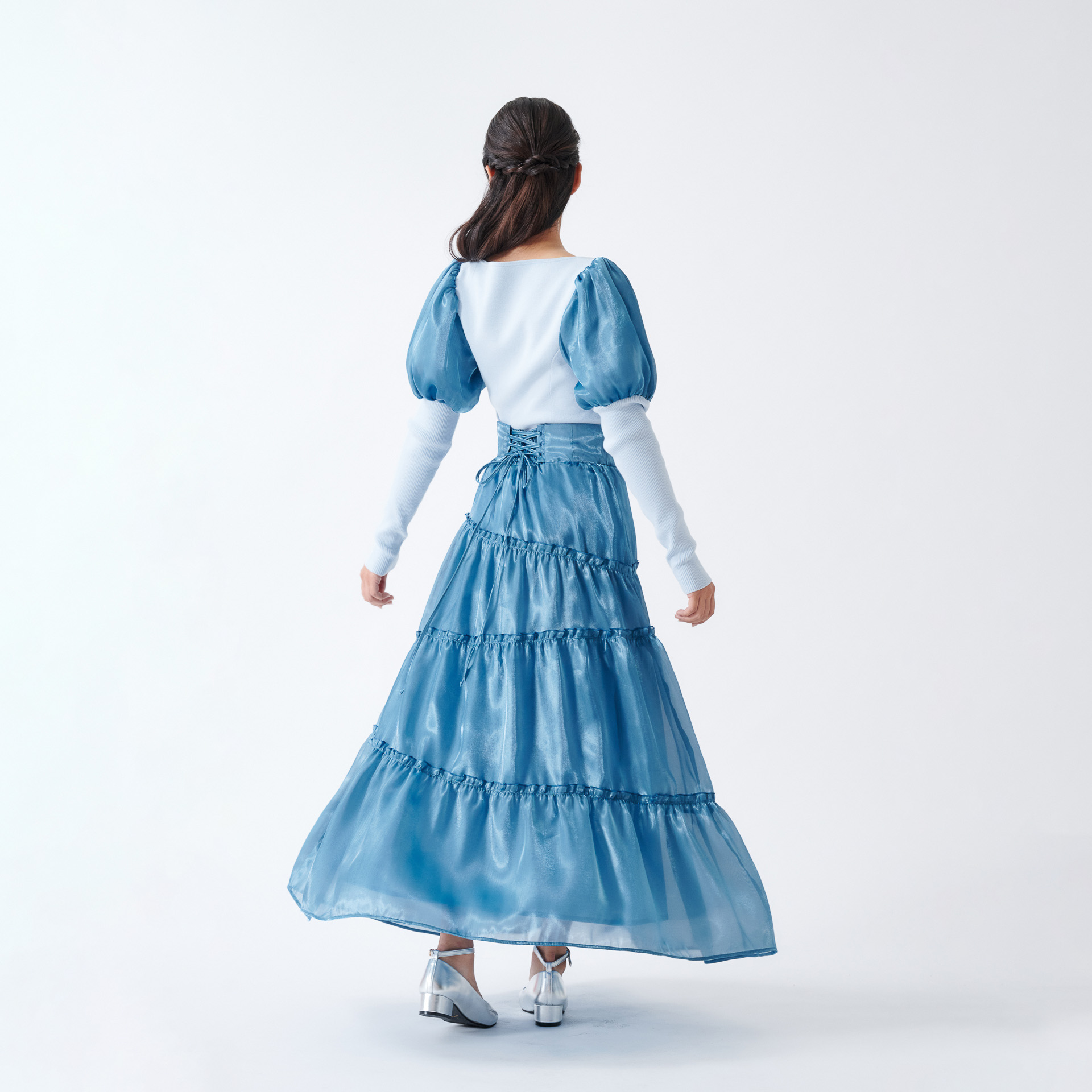 ふんわりとしたシルエットがプリンセス感をアップ