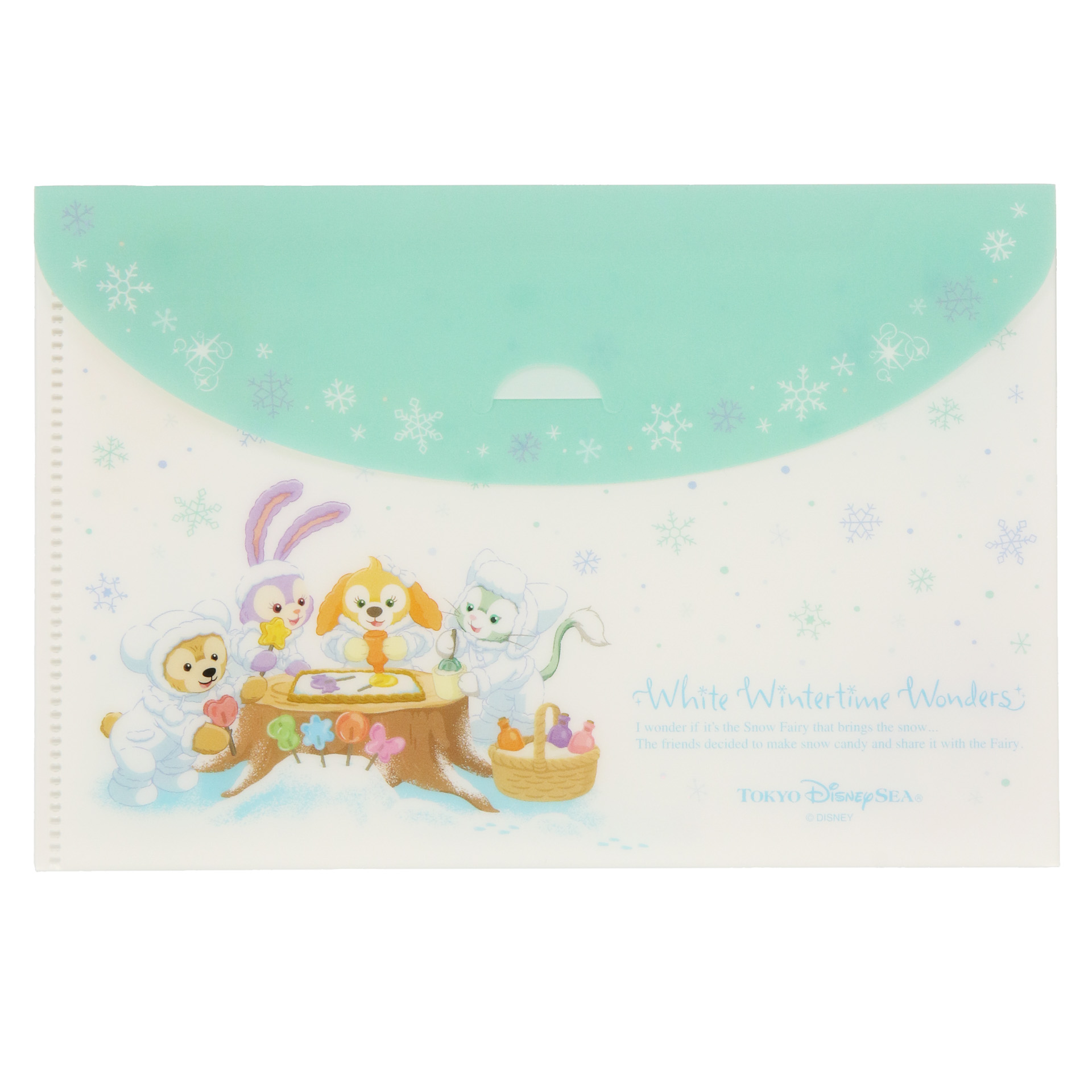 クリアファイルは届いた手紙やカード収納にどうぞ