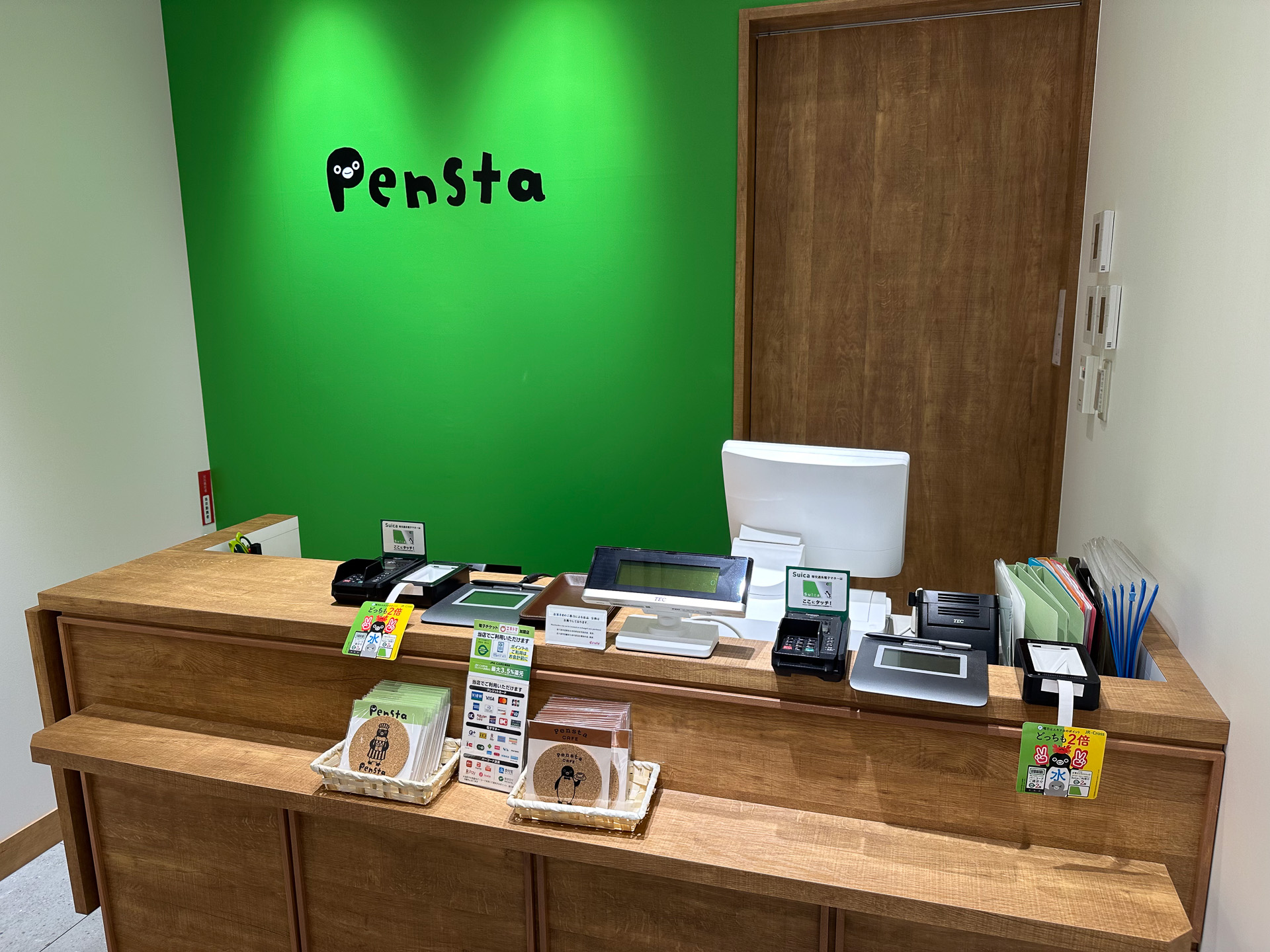 グッズエリアの会計ではもちろんSuicaを使える