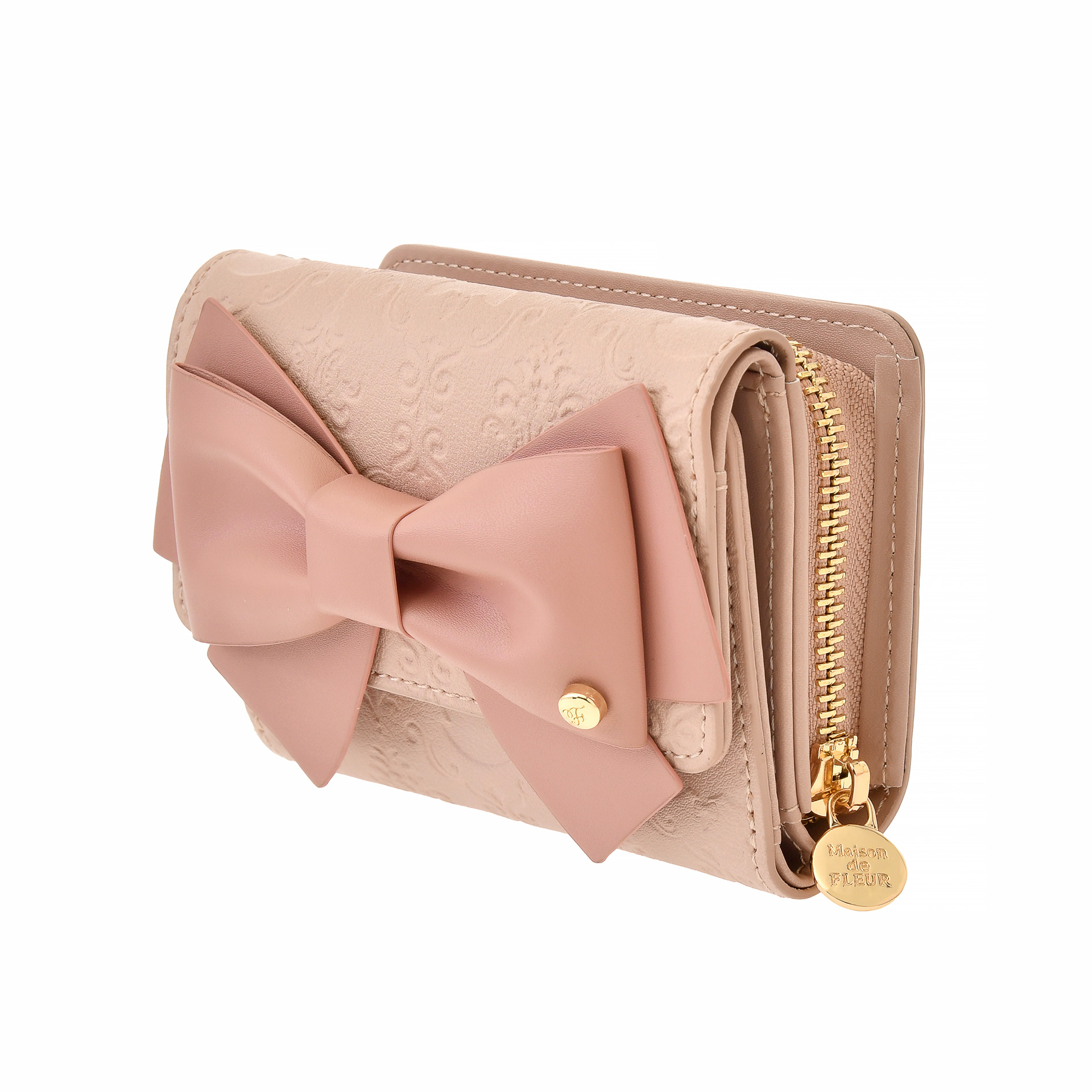 小銭のファスなはラウンドタイプ、チャーム付き