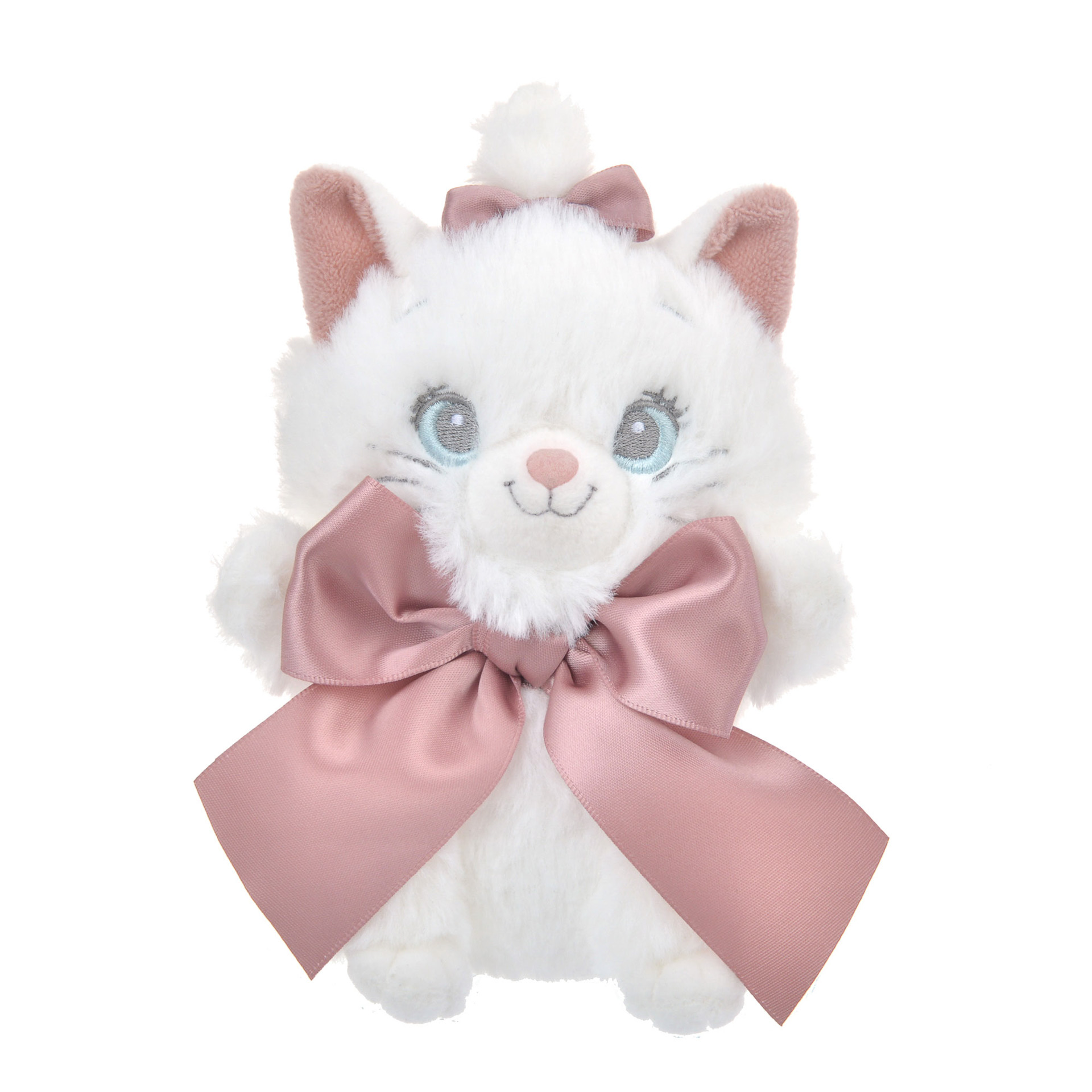 ぬいぐるみポーチはサテンリボンでおしゃれに