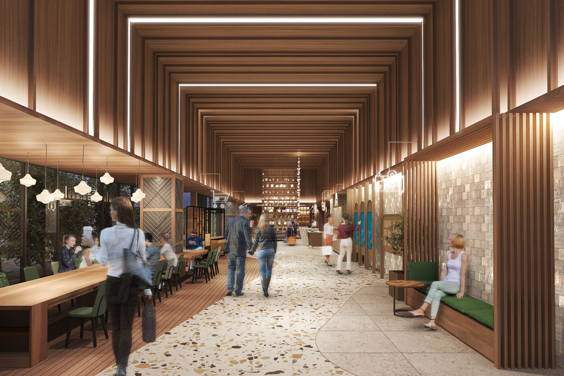 14階パブリックスペースの「OMOベース」