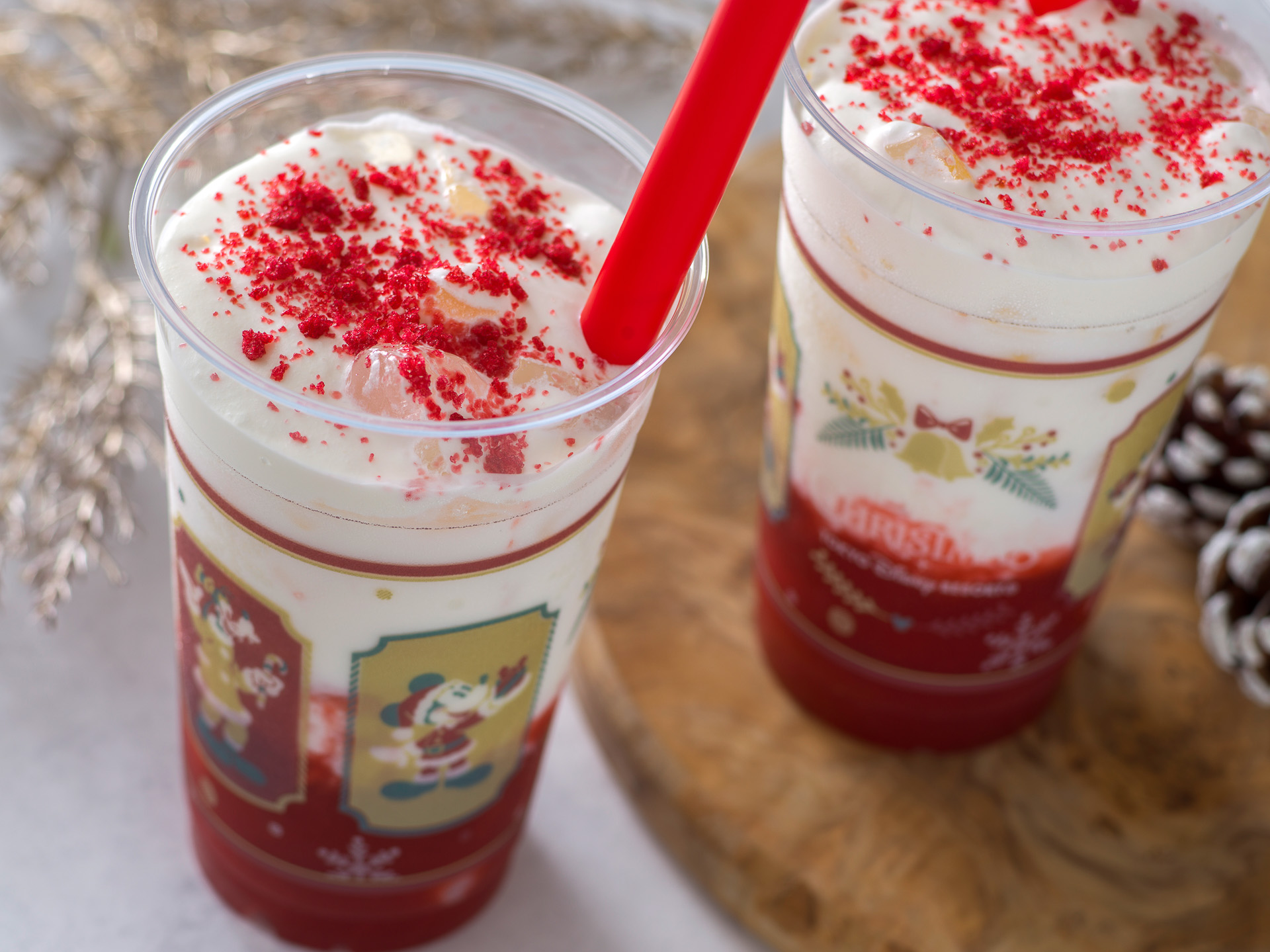 「タピオカドリンク（苺ミルク）」（600円）