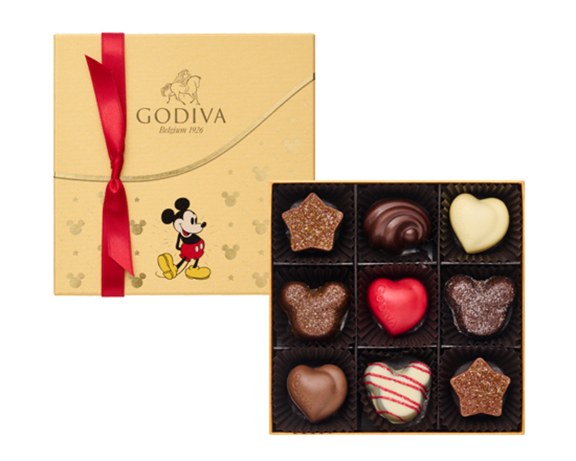 「ミッキー／ハートフルコレクション」（9粒入3996円）