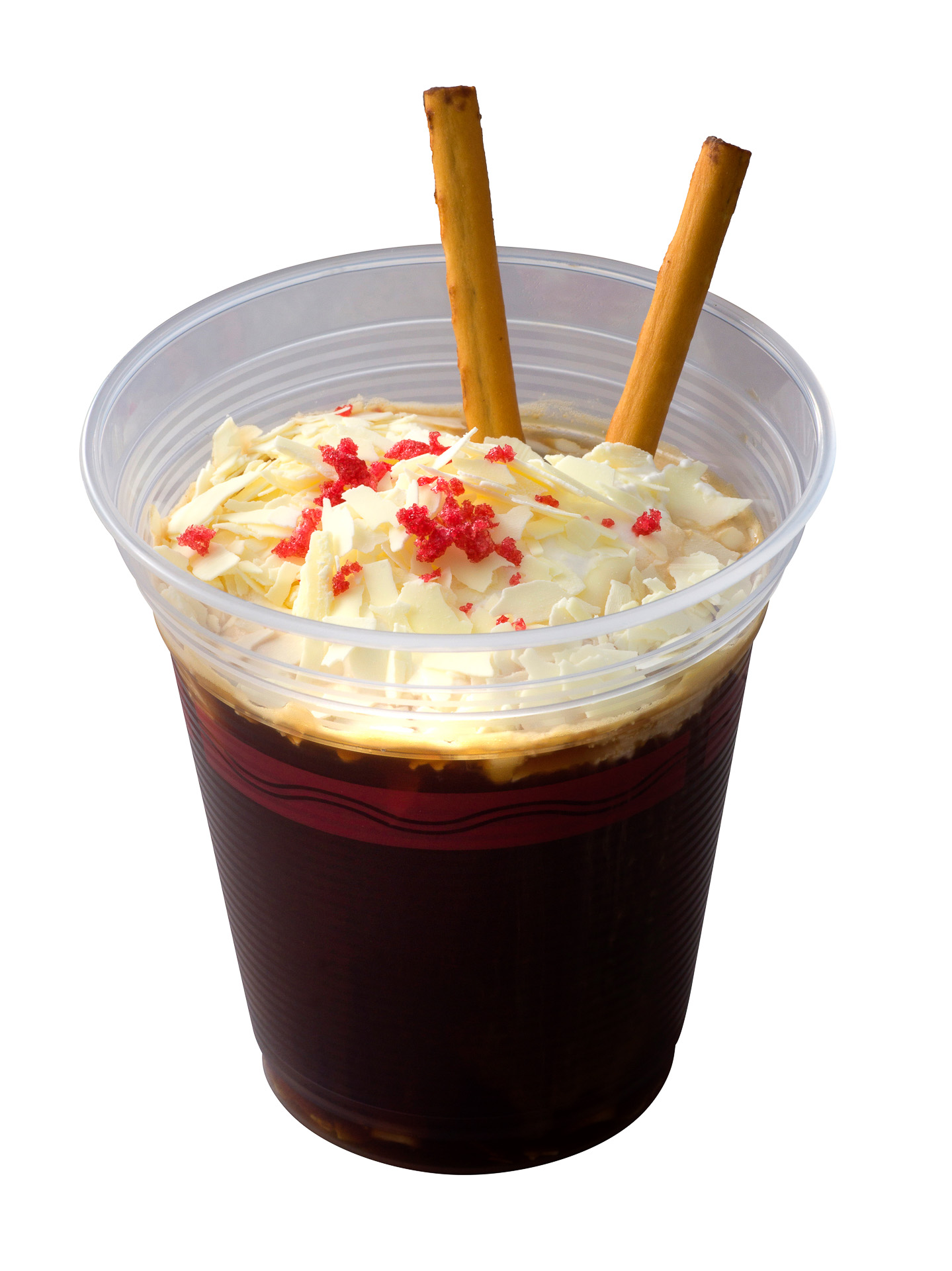 雪がふんわり積もったようなビジュアル。かき混ぜるとさらに美味しさが増します