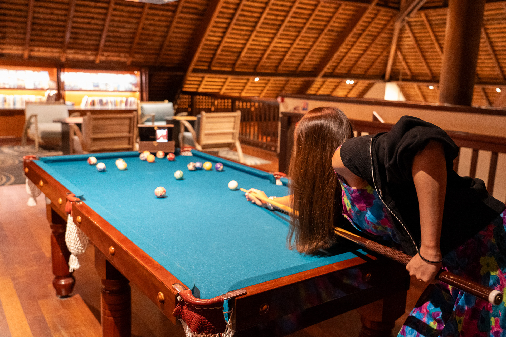 ビリヤードもできます