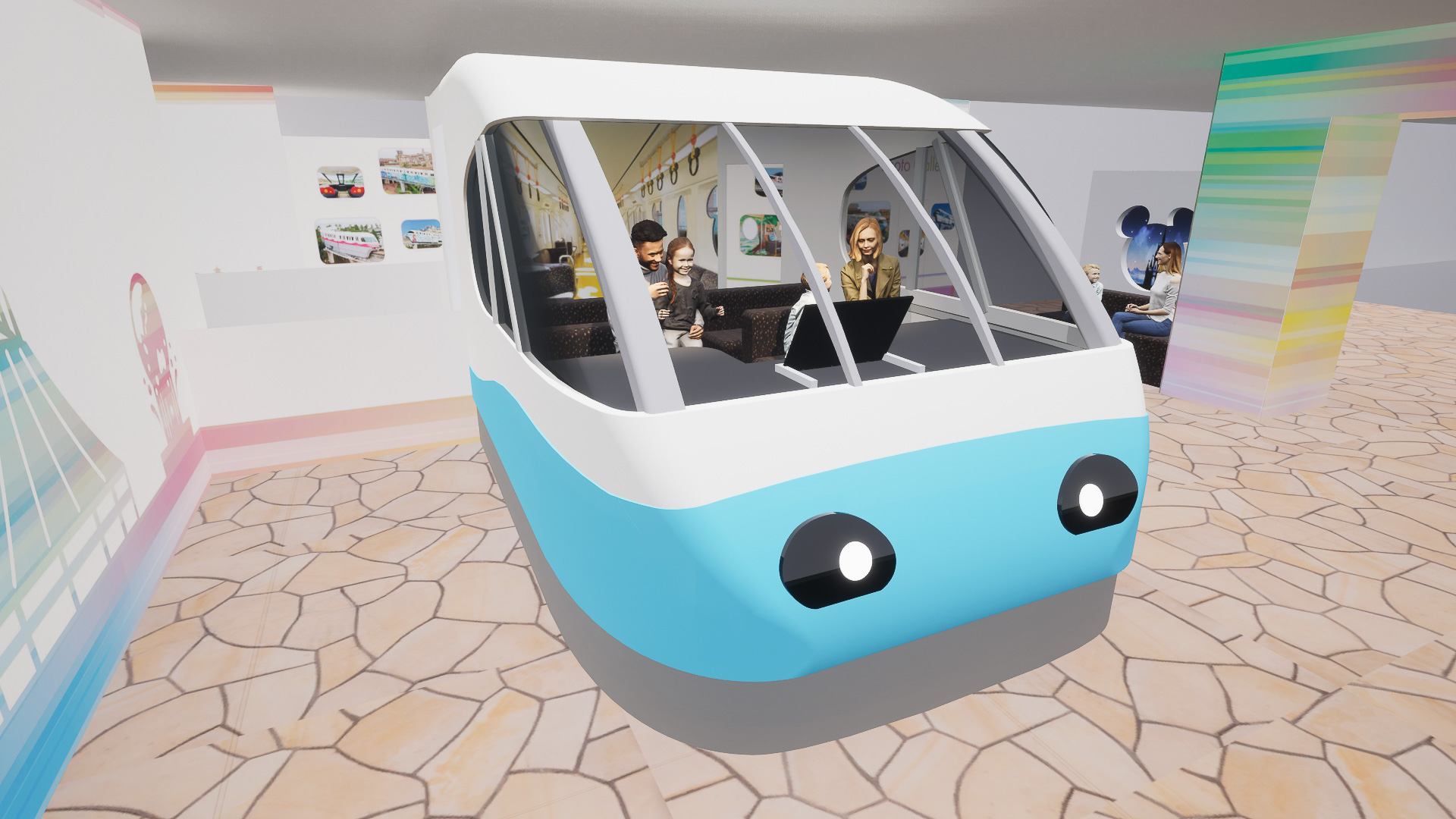 ディズニーリゾートラインが車両展示「Enjoy the ride! Resort Liner」を開催する
