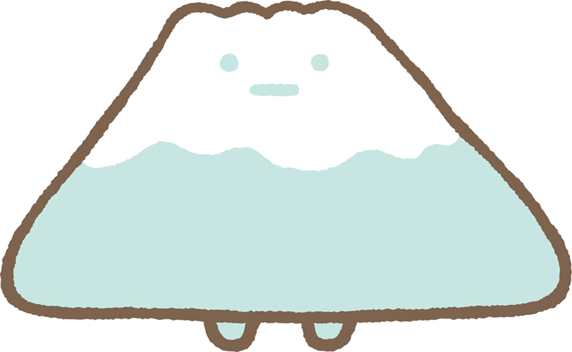 やまは「ふじさんにあこがれているちいさいやま」