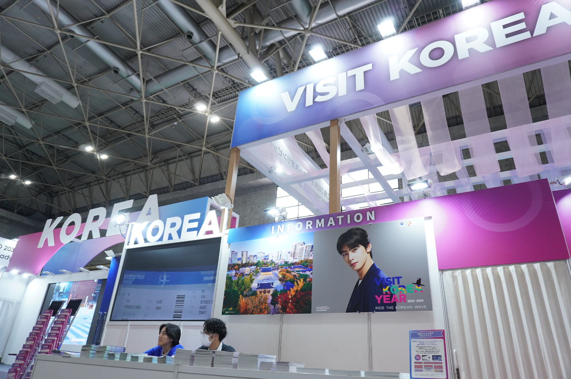 映えるフォトスポットやパネルがたくさん