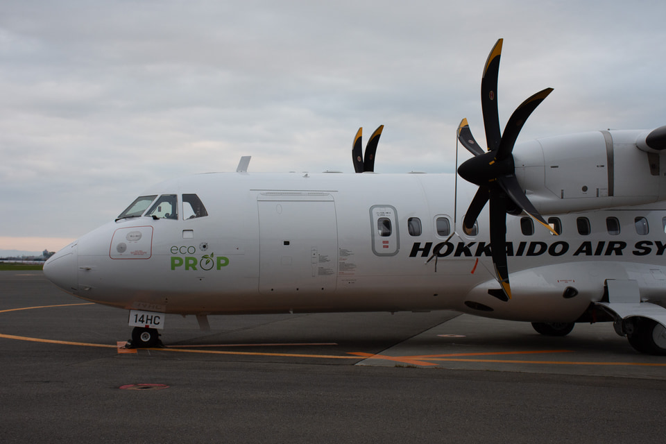 北海道エアシステムのATR 42-600全4機が丘珠空港に集結！ 根室
