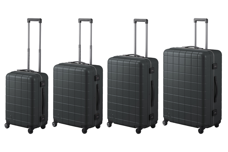 エース、フレームタイプスーツケース「チェッカーフレーム」に新色ガン