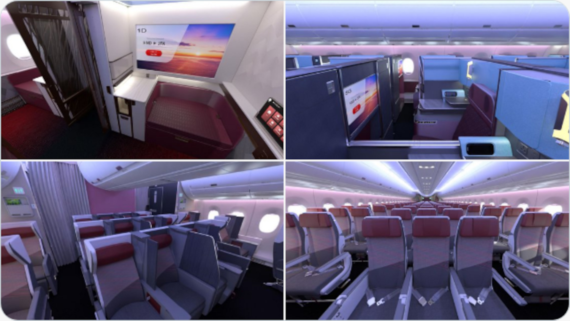 JAL国際線新機材「エアバス A350-1000型機」の360度パノラマ映像公開！