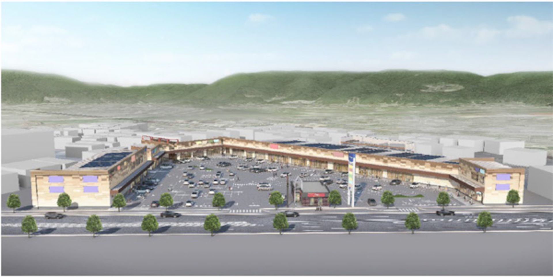 CCプラザ跡地に複合商業施設「フレスポ三次プラザ」が11月16日開業