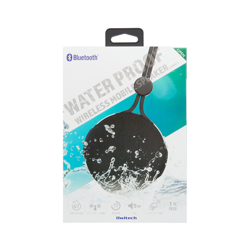 オウルテック（Owltech）IP67 防水防塵 水に浮くワイヤレススピーカー（2480円）