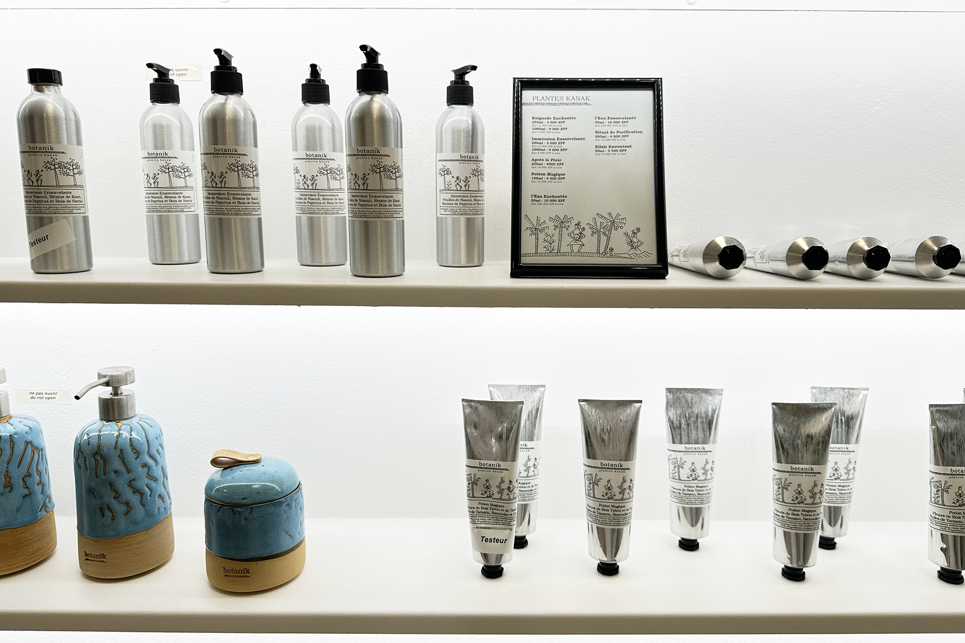 ニューカレドニアの地域住民によって収穫された伝統的な植物から香水やオイルを抽出して作られるボディケア製品「ボタニック・オー・プラント・カナック コレクション」はお土産にぴったり