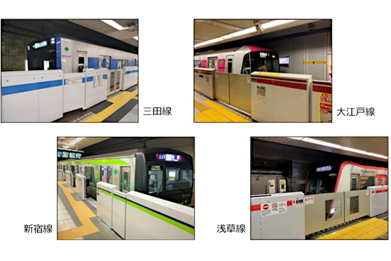 2024年2月に都営地下鉄全駅のホームドア整備が完了予定